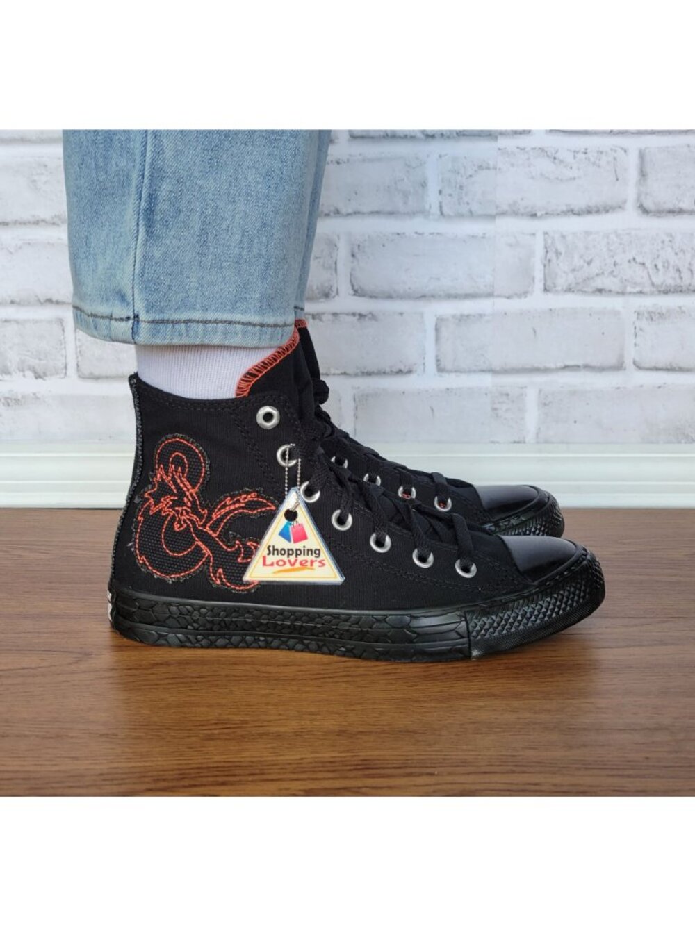 Converse x Dungeons & Dragons Chuck Taylor 8 Womens Shoes Black Sneakers A09886C - Picture 3 of 12